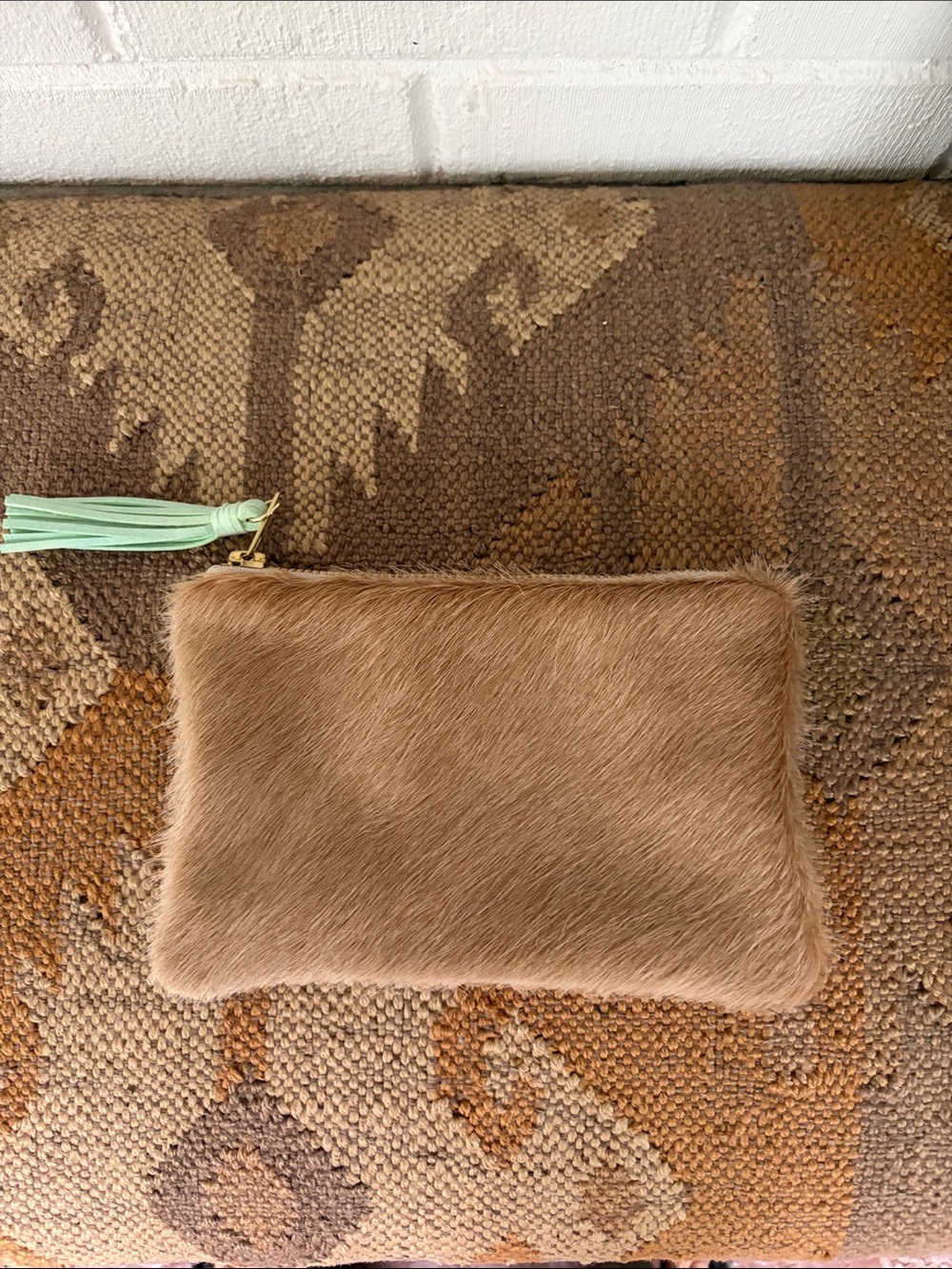 Parker & Hyde small zip calfskin pouch